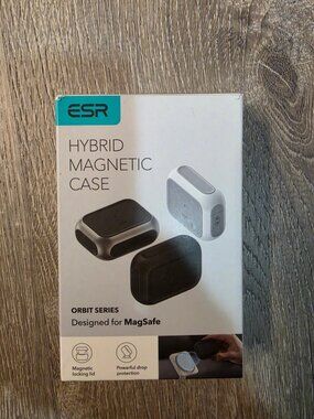 ESR Orbit Hybrid Magnetic Case AirPods Pro 3 2025 Dark Red MagSafe Open Box